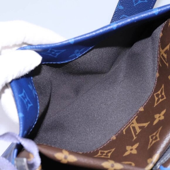 LOUIS VUITTON Monogram Pacific Split Sacoche Shoulder Bag Blue M43854 Auth KD201 - Picture 11 of 16